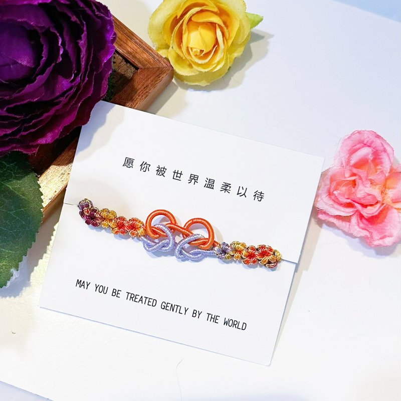 Handmade | Butterfly braided bracelet - สร้อยข้อมือ - วัสดุอื่นๆ 