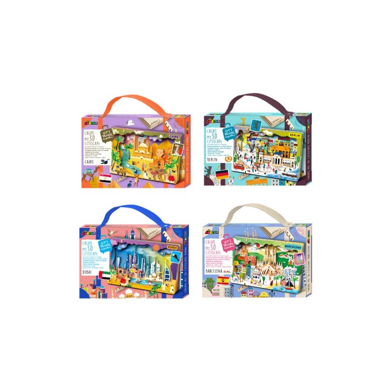 【德國Avenir Kids】我的3D手作城市風光系列(全系列四款) - 寶寶/兒童玩具/玩偶 - 木頭 