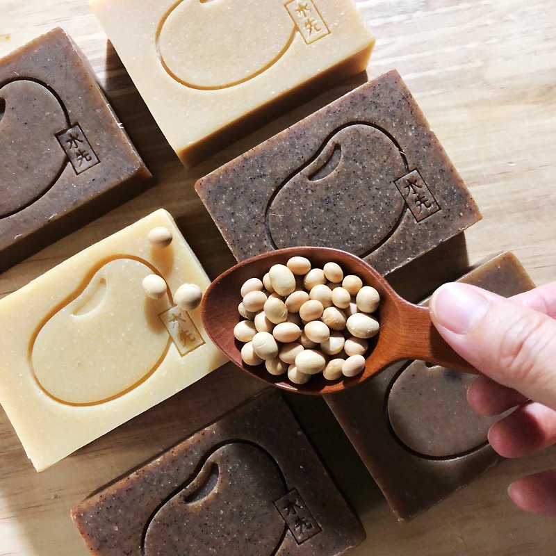 12% off organic soy milk soap 3 pieces for a limited time - Body Wash - Eco-Friendly Materials Khaki