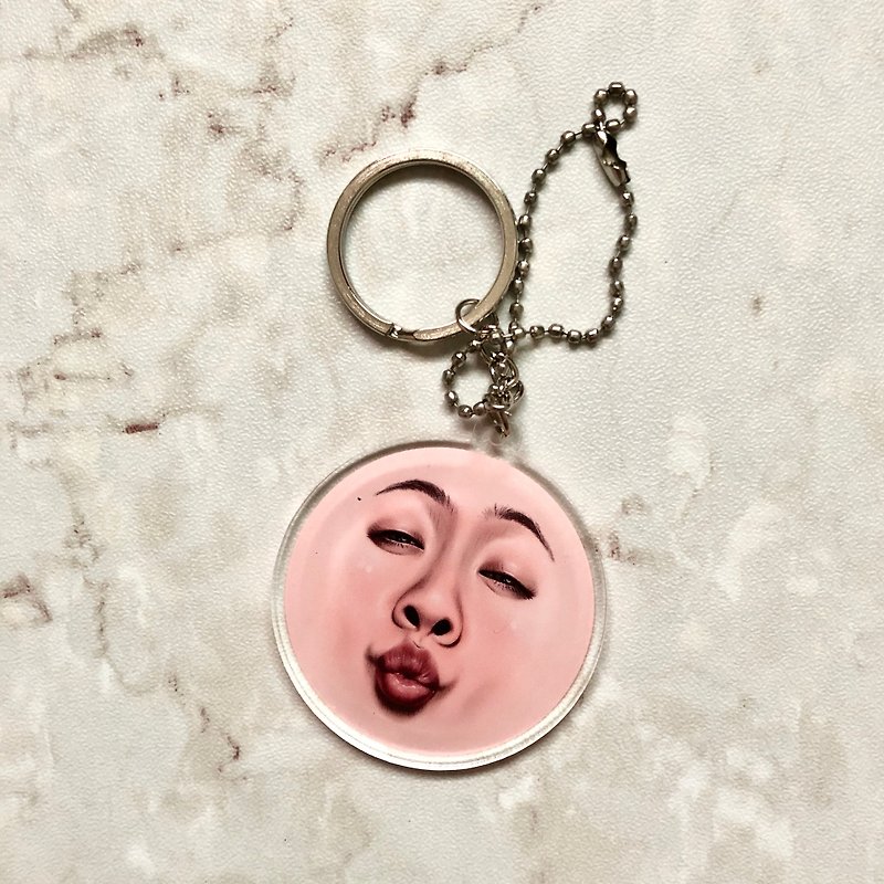 KEY RING ll KEY CHAIN :: face for someone no.16 - Charms - Acrylic 