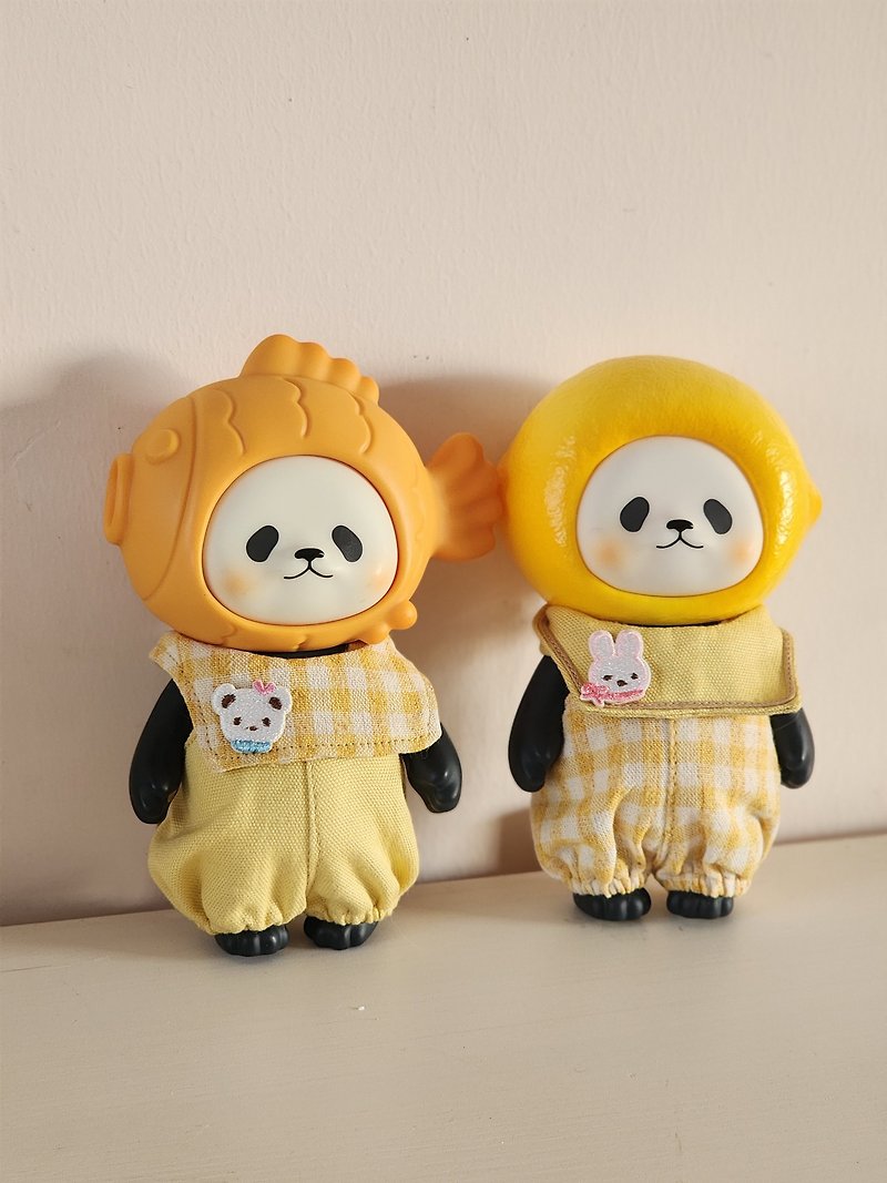 Outfit for Lemon Panpan - Stuffed Dolls & Figurines - Cotton & Hemp Yellow