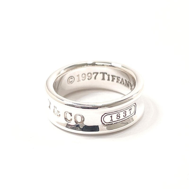【日本直送 中古美品】12号 ティファニー TIFFANY&Co. リング・指輪 1837 - 戒指 - 純銀 銀色