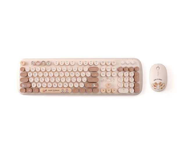 ディズニー チップとデール ワイヤレス キーボードとマウス