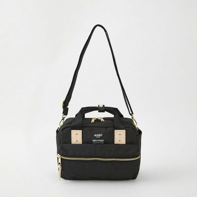 anello ATELIER 取り外し可能な軽量デュアルハンドル/サイドバッグ ATC3167Z - ブラック - ショルダーバッグ - ポリエステル ブラック