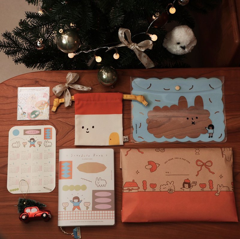 Christmas Gift Packs - Stationery Set - สมุดบันทึก/สมุดปฏิทิน - กระดาษ หลากหลายสี