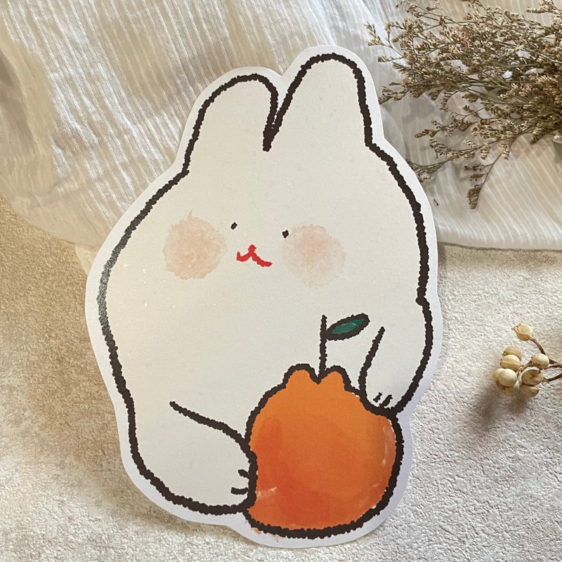 大吉大利-春節裝飾造型卡 - 紅包袋/春聯 - 紙 白色