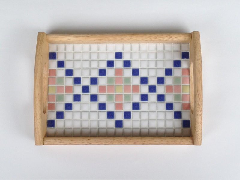 Mosaic tile tray - Serving Trays & Cutting Boards - Porcelain Multicolor