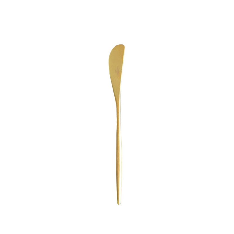葡萄牙 Cutipol  MOON  霧金不鏽鋼奶油刀 - 刀叉/湯匙/餐具組 - 不鏽鋼 金色