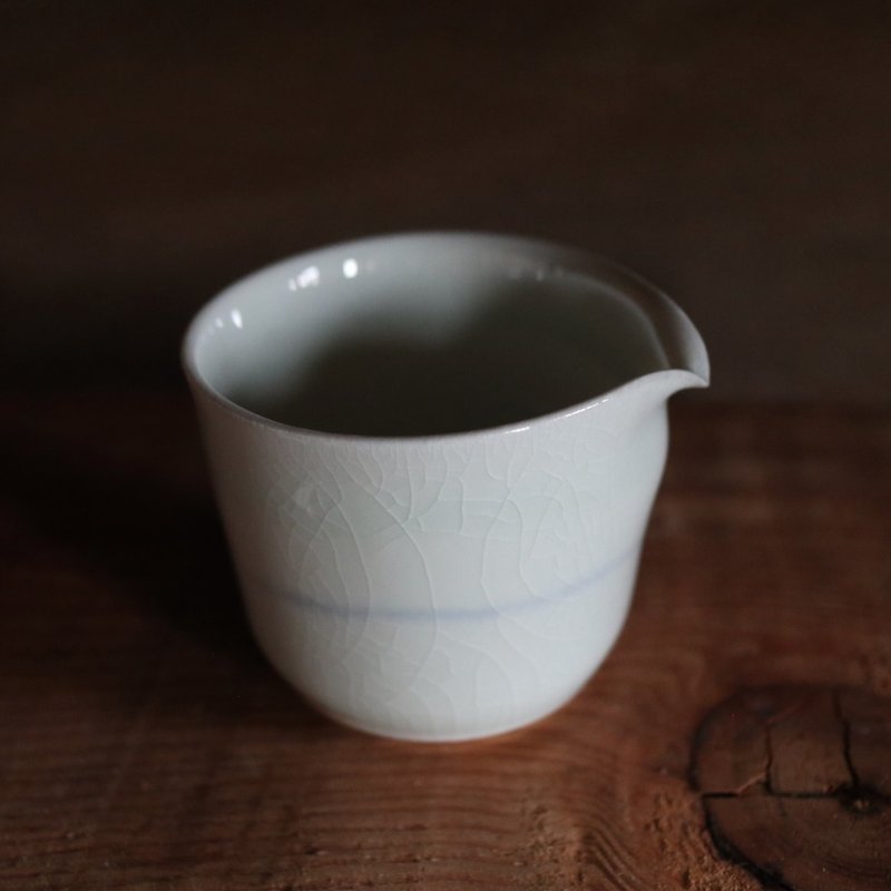 墨弦・柴焼均杯 100ml - 急須・ティーカップ - 磁器 ホワイト