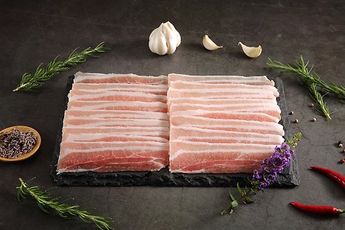 香草豬 Herb Pork 【香草豬明星商品】五花肉片