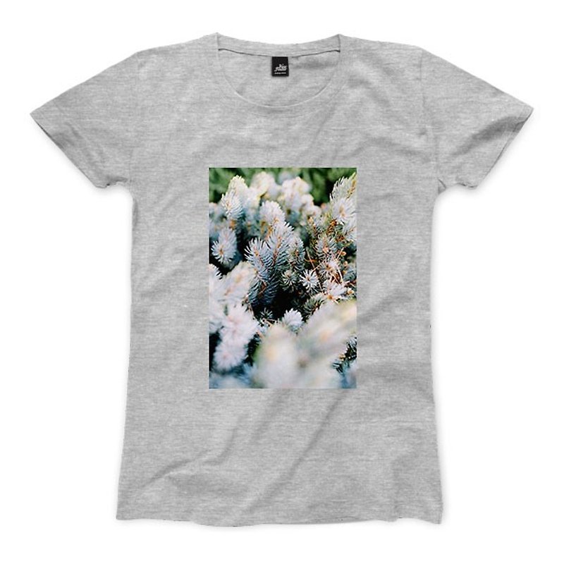 Plants - Deep Gray - Women 's T - Shirt - Women's T-Shirts - Cotton & Hemp Gray