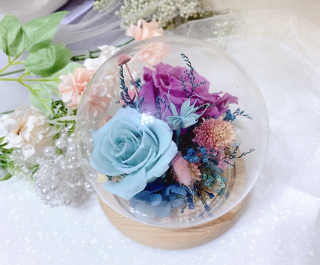 【Customized Gift】Eternal Rose Glass Dome Cover
