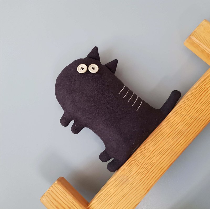 Black cat sewing pattern PDF rag doll tutorial in English, Halloween decor PDF - 手工藝教學/工具書 - 其他材質 