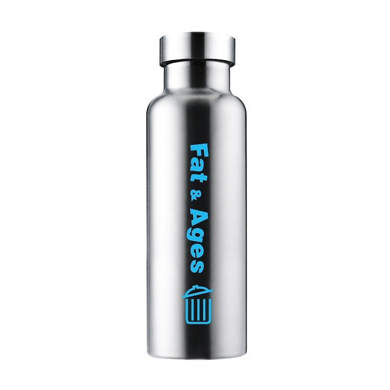 Driver Long-lasting all-steel cover vacuum insulated thermos (Fat & Ages) - กระบอกน้ำร้อน - โลหะ สีเงิน