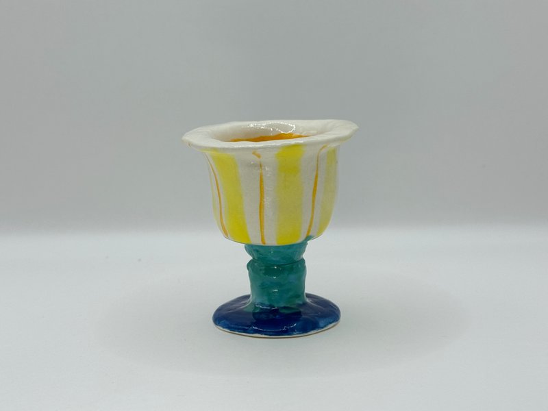 A shot cup of tall flowers - Bar Glasses & Drinkware - Pottery Yellow