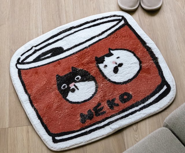 ame soeur illustration co-branded cat floor mat / Mercedes meow