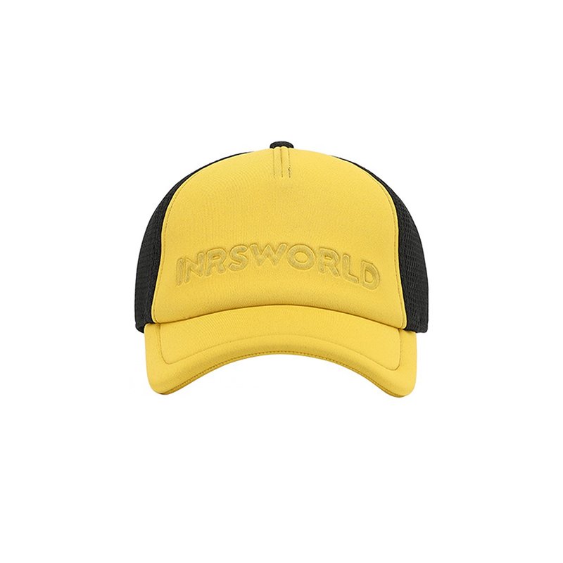 Baseball cap old hat peaked cap diving cloth mesh baseball cap - turmeric【ISW】designer brand - Hats & Caps - Other Materials Yellow