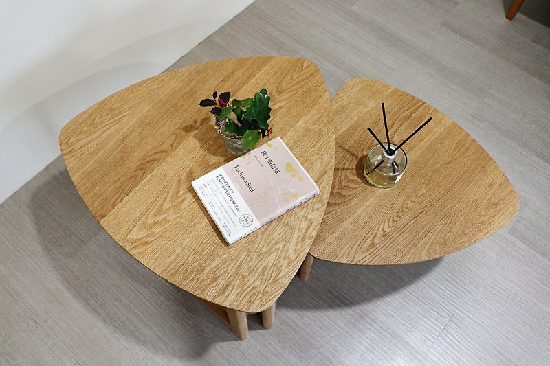 Pick coffee table - high and low two pieces coffee table | coffee table | coffee table | side table | small table - เฟอร์นิเจอร์อื่น ๆ - ไม้ 