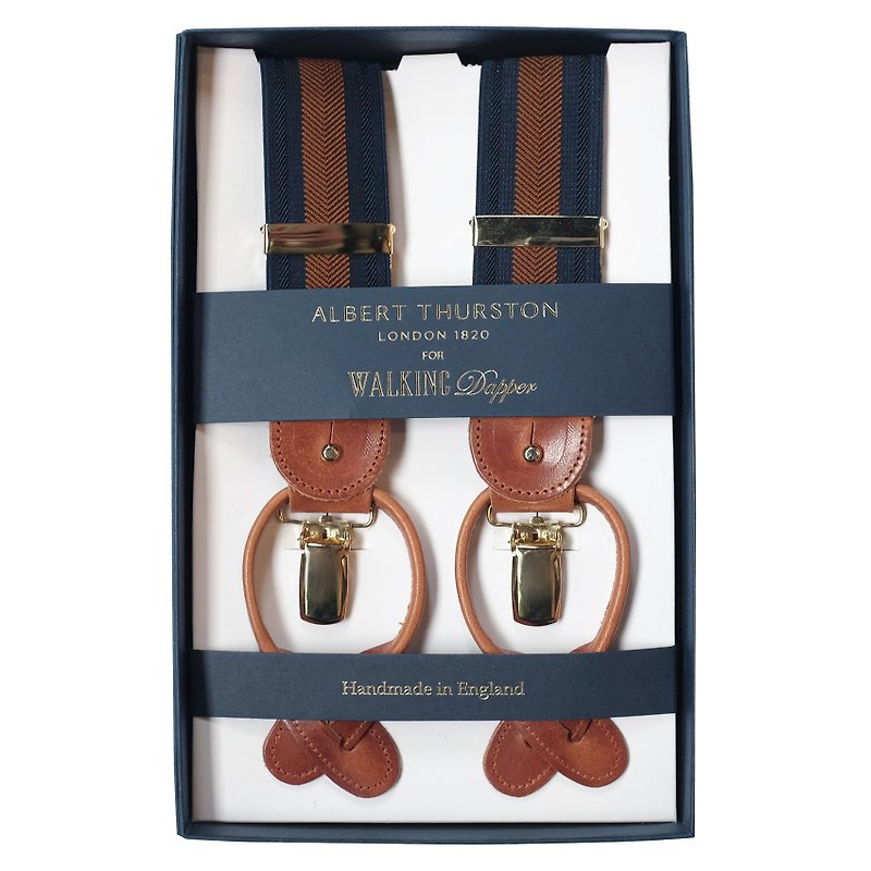 吊帶 Albert Thurston 2合1 英國製造 紳士 braces suspenders