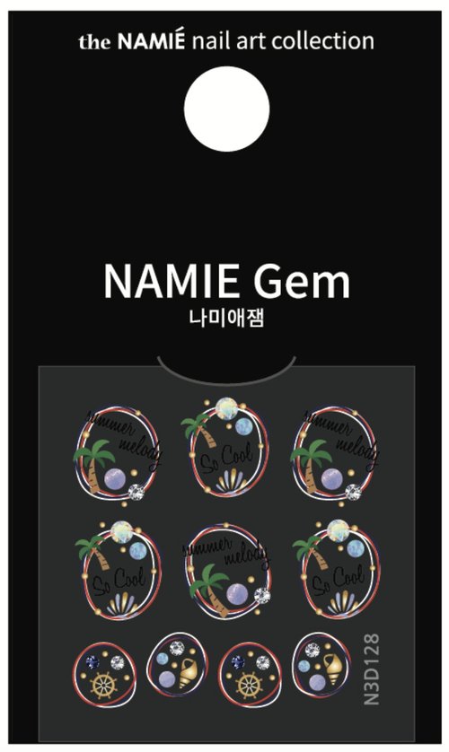 the NAMIE SS23【專業用】NAMIE Gem 美甲裝飾藝術貼紙 3D 128