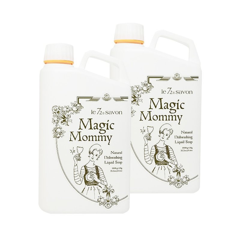 Xuewen Yanghang 2nd half price discount - Magic Mommy White Soap Detergent Supplement Bottle 2 into the group - Laundry Detergent - Plants & Flowers 
