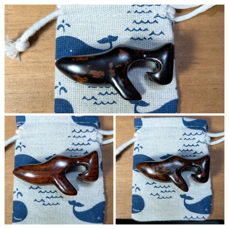 手沖壺嘴 立體版  鯨魚 - 咖啡壺/手沖壺 - 木頭 咖啡色
