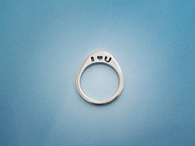 S Lee-925 Silver Hand-made Peace Series-Peaceful Egg Ring/Pendant - แหวนทั่วไป - แก้ว 
