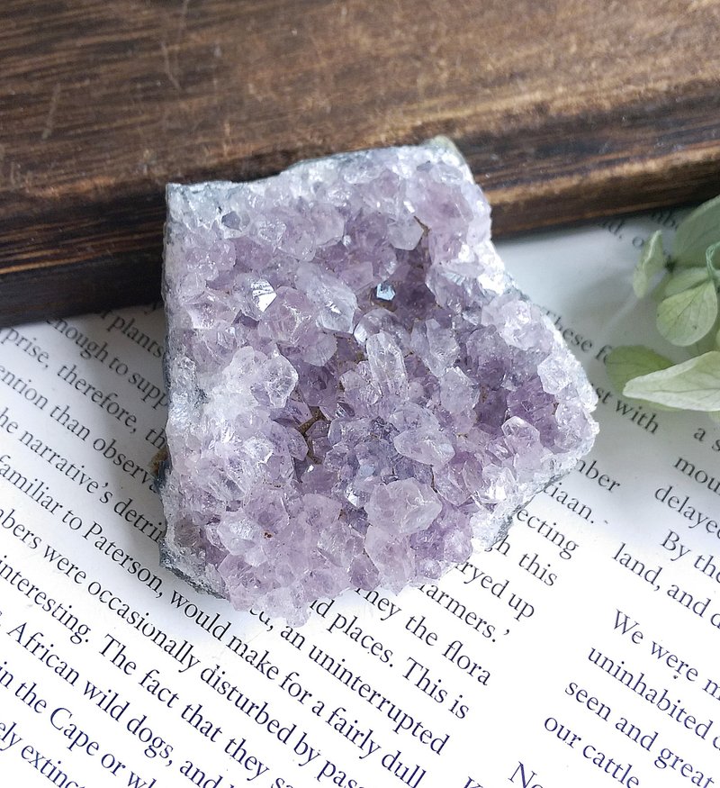 Amethyst 巴西產地 原皮紫水晶 晶簇 天然礦石 原礦 - 擺飾/家飾品 - 其他材質 