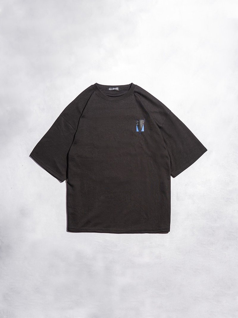 スタッズバックTシャツ/ブラック/Fサイズ/ユニセックス/hellcatpunks/hcp-t-0283 - Tシャツ - ポリエステル ブラック