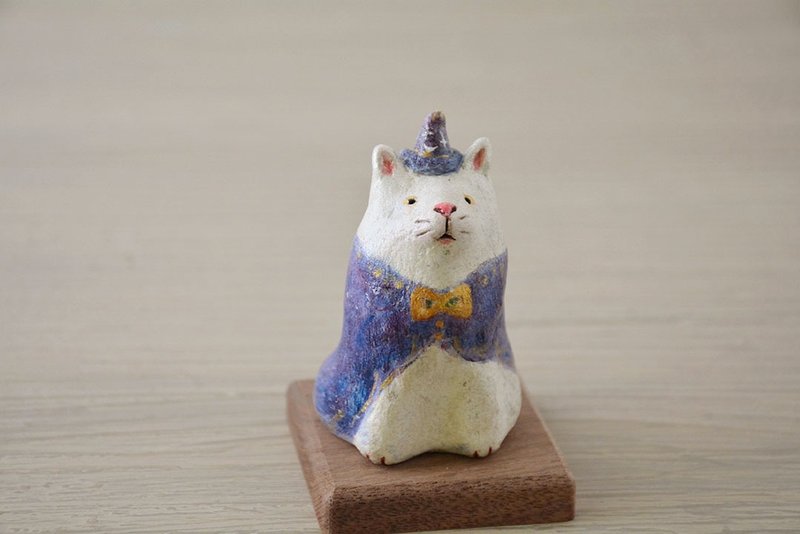 Rainbow-neo Magician Cat Doll Ornament - Stuffed Dolls & Figurines - Pottery 