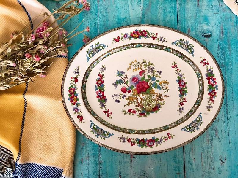 British Paragon antique large oval dish - Plates & Trays - Porcelain 