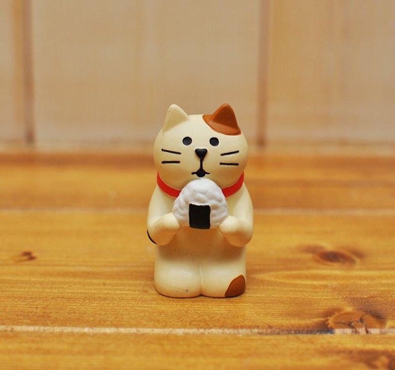 [日本]キュウリシリーズDecoleは、システムの小さな飾りを癒し★ボール三毛猫 - 置物 - その他の素材 ホワイト