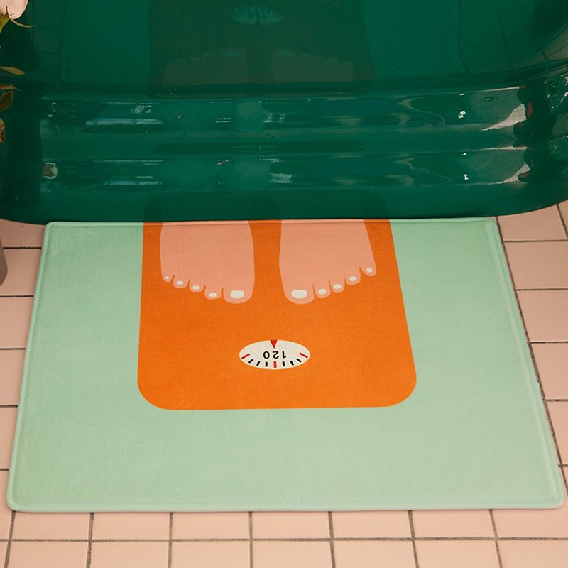 YIZISTORE original printing non-slip absorbent bathroom mat household door mat cartoon carpet foot mat - Rugs & Floor Mats - Other Materials 