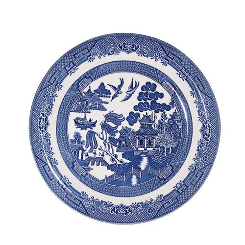 Churchill Blue Willow Plates Bowls Cups 20 Piece Dinnerware Set