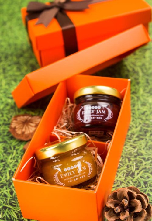 Emily Handmade Jam - Hermes Style Extreme Beauty - 2 Pack Jam Gift Box  (Including Packaging - Shop emily74023 Jams & Spreads - Pinkoi