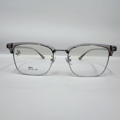 EGlasses。眼鏡物語 站內最高等級UV420濾藍光0度眼鏡│眉架合金個性修臉型系列B款