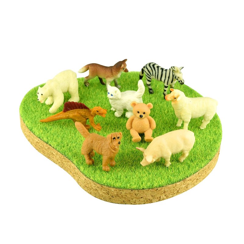 Shibaful PLAY with Animal figure Animal miniature [tie-in sale] new animals listed - ตุ๊กตา - ยาง หลากหลายสี