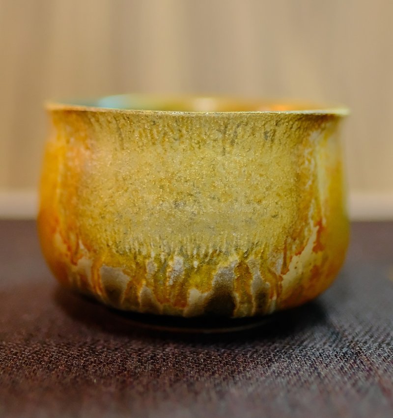 柴燒茶杯 - 落灰志野茶杯 - 陶藝/玻璃 - 陶 