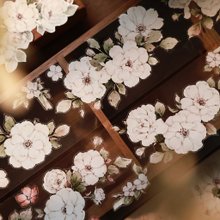 YIERマステ【百合窗】6cm×5M ★PETマット 1100 YIERマステ【百合窗】6cm×5M ☆PETマット 1100