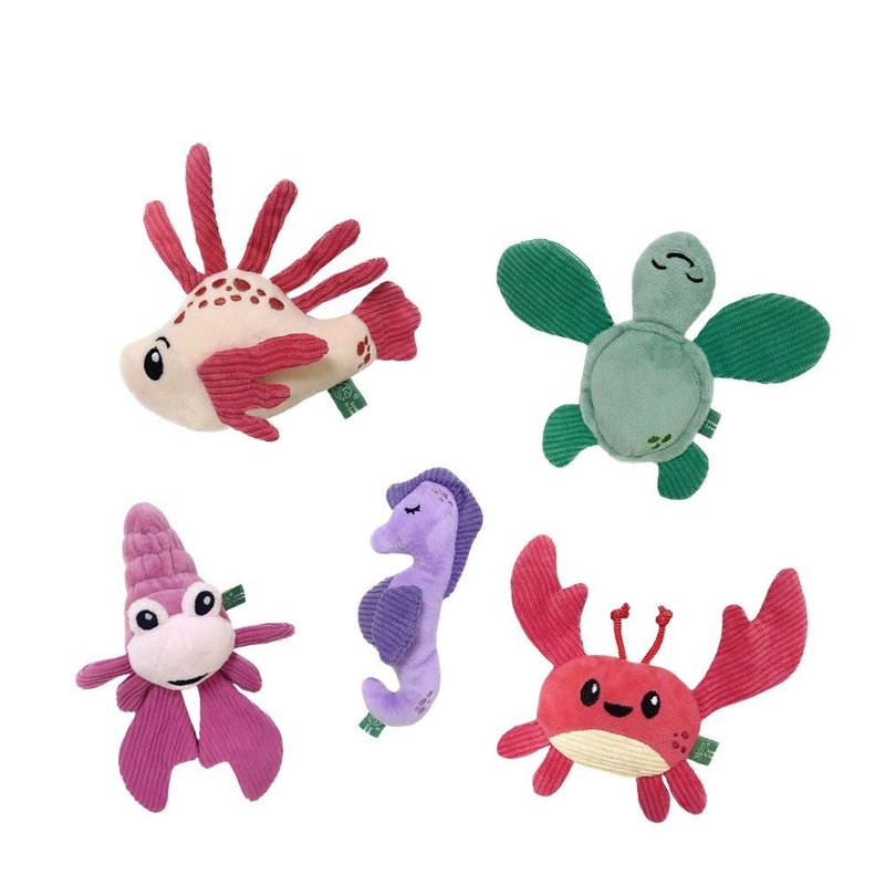 Ocean Forest series bite-resistant and wear-resistant toys for dogs, V-PET dolls, five types in total - Pet Toys - Other Materials 