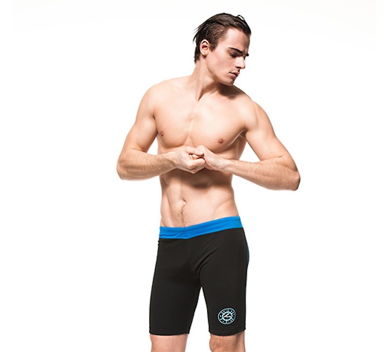 MIT 七分泳褲 (泡湯專用) - 男裝泳褲 - 聚酯纖維 多色