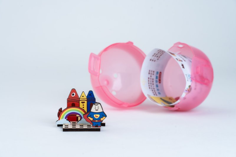 OPEN City - Playful Yilan Gachapon - Series 1 - Crayon Castle - ของวางตกแต่ง - ไม้ 