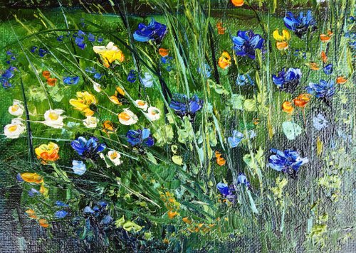 油絵 絵画 【野花の風景】 油絵 絵画 【野花の風景】 | HIROSHI1990