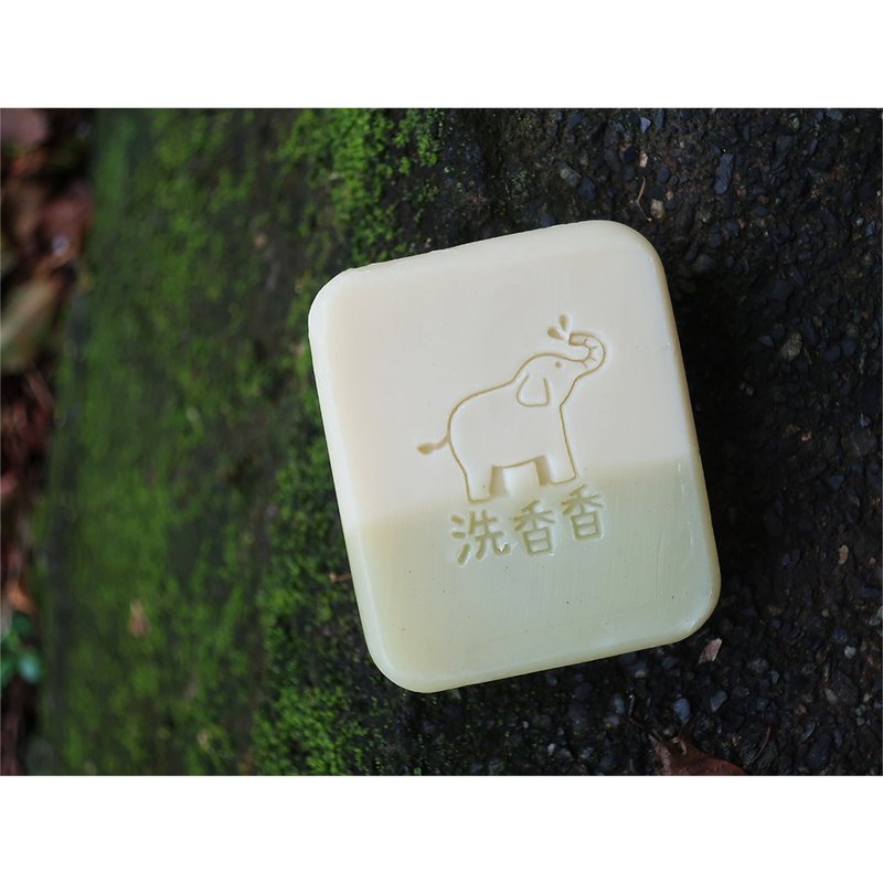 【皂章A108】大象愛洗澡 洗香香皂章 壓克力 手工皂章 - 蠟燭/香氛/手工皂 - 壓克力 