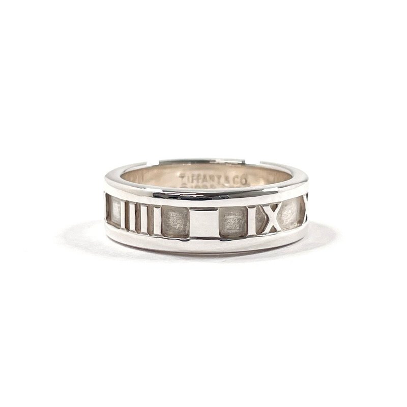 【日本直送 中古美品】13.5号 ティファニー TIFFANY&Co. リング・指輪 アトラス シルバー925 ヴィンテージ アクセサリー - 戒指 - 純銀 銀色
