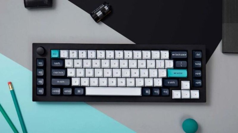 Keychron Q65 Max QMK/VIA 無線客製化機械式鍵盤 (香蕉軸) - 電腦配件 - 鋁合金 