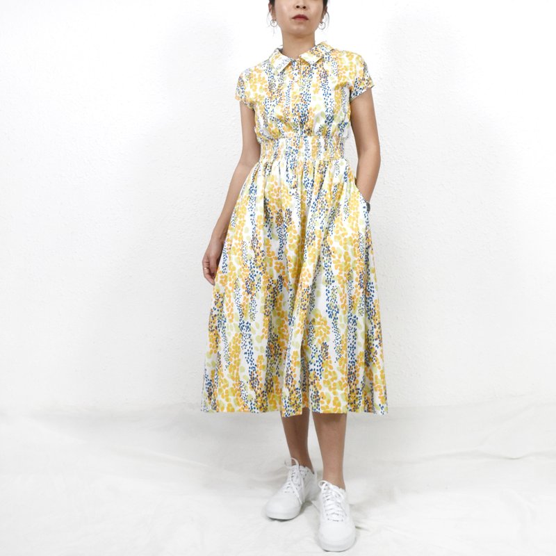 Camila Dress- Abstract Animal - One Piece Dresses - Cotton & Hemp 