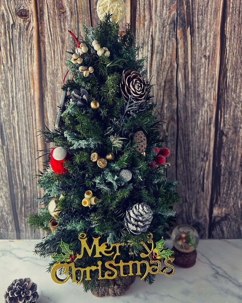 2F [Eternal Christmas Tree] Christmas decoration/store decoration/eternal cedar/Christmas - ของวางตกแต่ง - พืช/ดอกไม้ สีเขียว