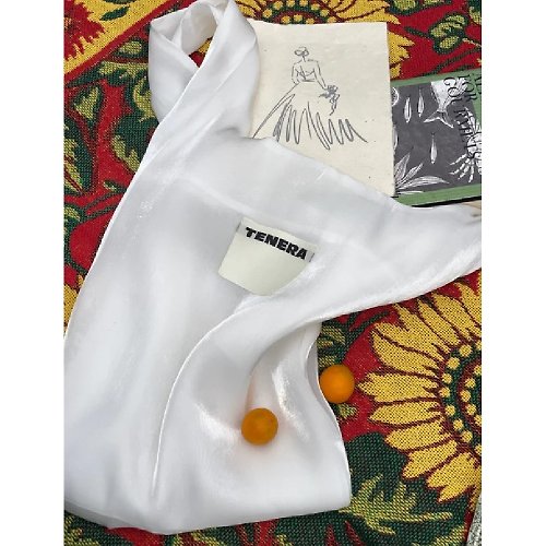 MOSSY STORE 【TENERA】再生環保購物袋-珍珠白 溫柔風格 手提包