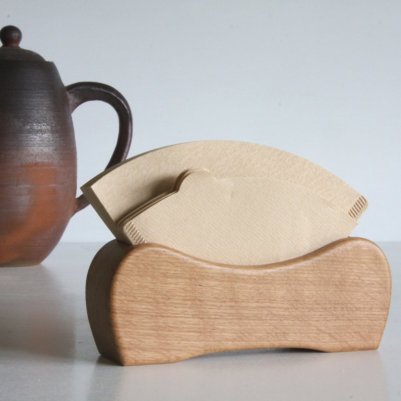 コーヒーフィルターケース ブライト - その他 - 木製 ブラウン